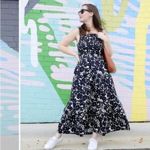 Everlane Smocked Tank Dress